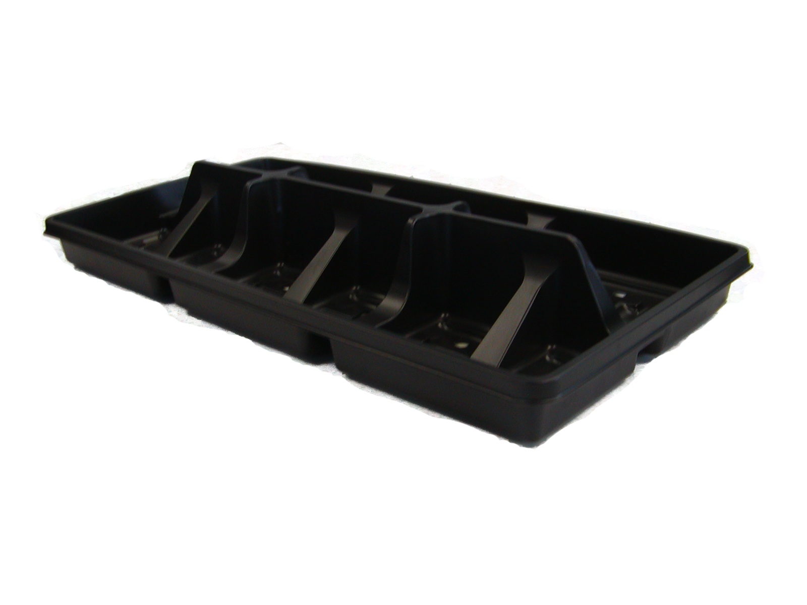 8SR Flat SW Tag Slot Black - 100 per case - Grower